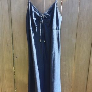 Denim Chambray strappy dress
